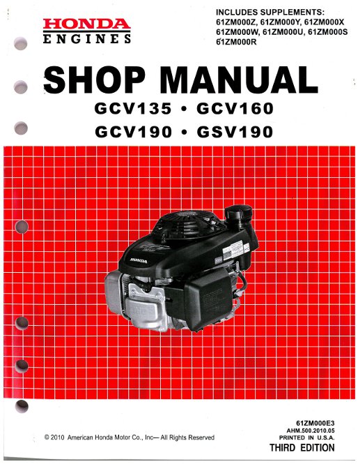 Honda Gcv160 Parts Manual Download